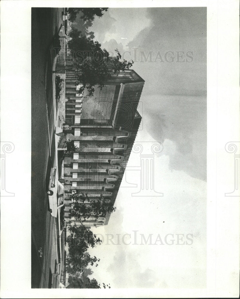 1971 Press Photo Carlton House Montrose Ave Michigan - Historic Images