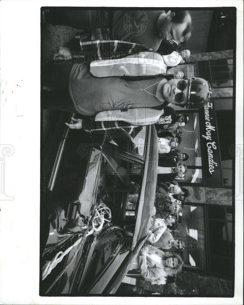 1992 Press Photo Michigan Avenue Bridge Bascule Chicago - Historic Images