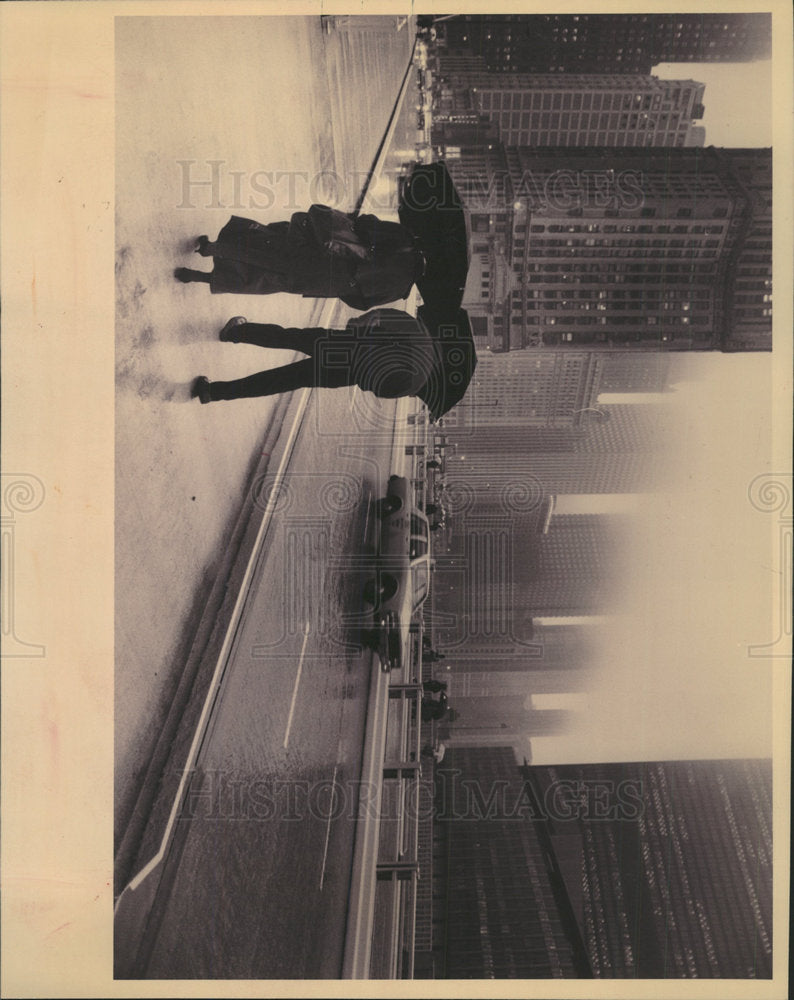 1992 Press Photo Michigan Avenue Bridge northbound - Historic Images