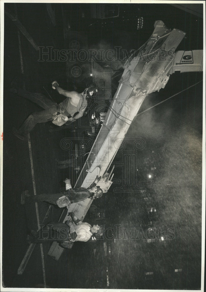 1992 Press Photo Michigan Avenue Bridge - Historic Images