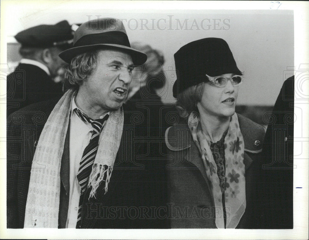 1986 Press Photo Mel Brooks Madeline Kahn High Anxiety - Historic Images