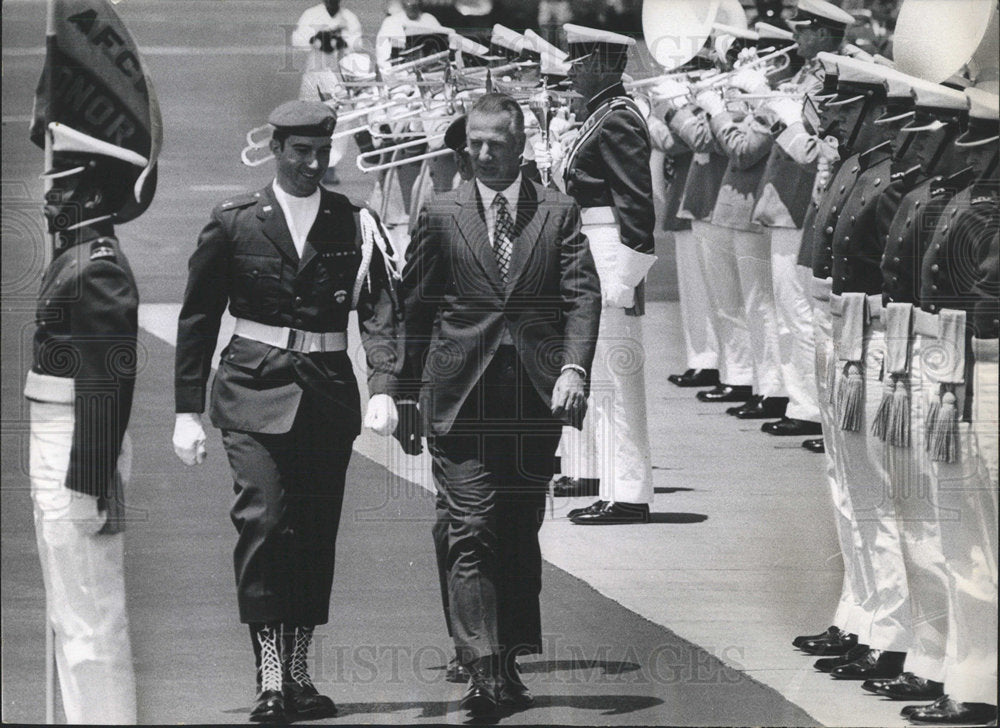 1971 Press Photo VP Spiro Agnew Colorado Visit - Historic Images