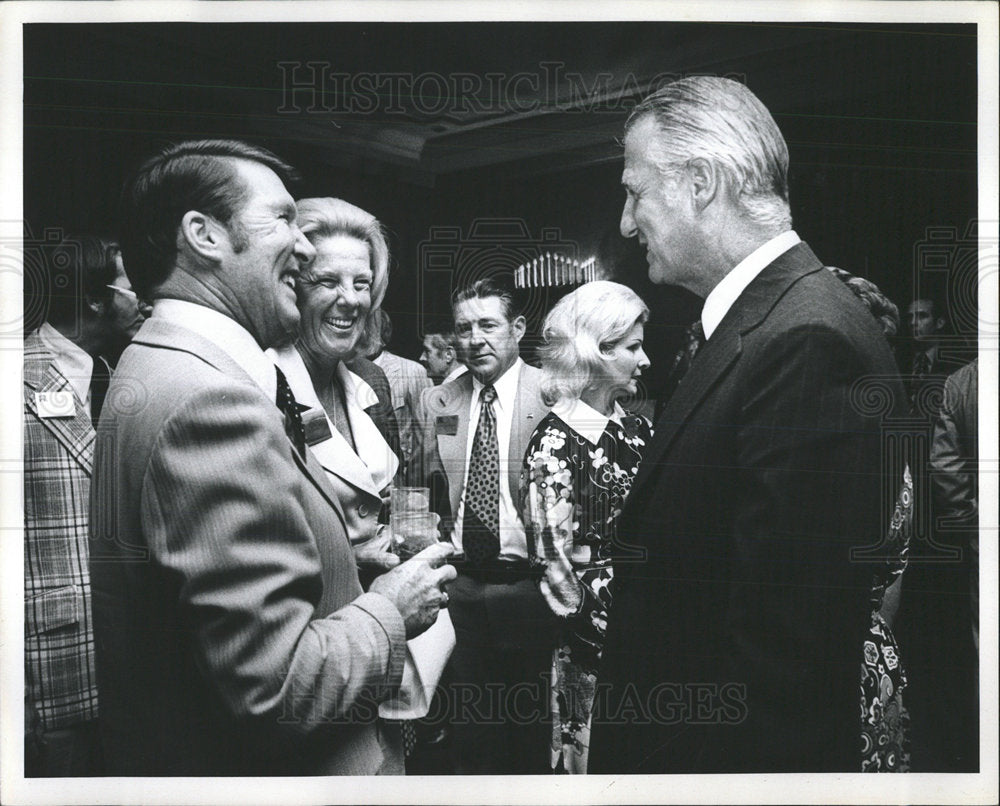 1973 Press Photo Spiro T. Agnew&#39;s Colorado visit. - Historic Images