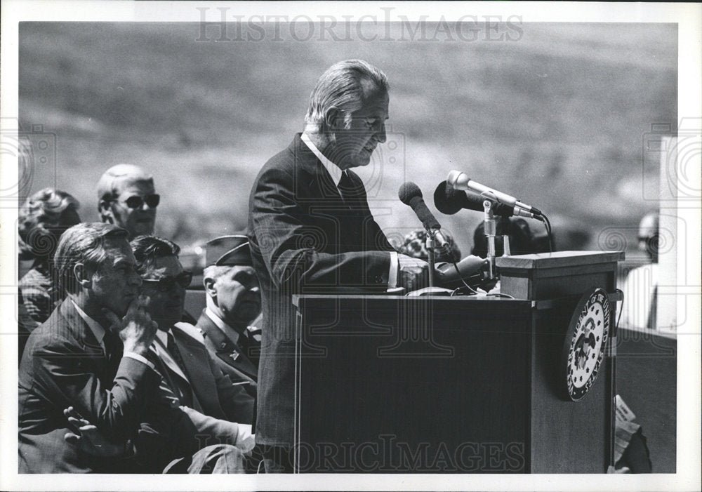 1973 Press Photo VP Spiro Agnew Colorado Visit - Historic Images