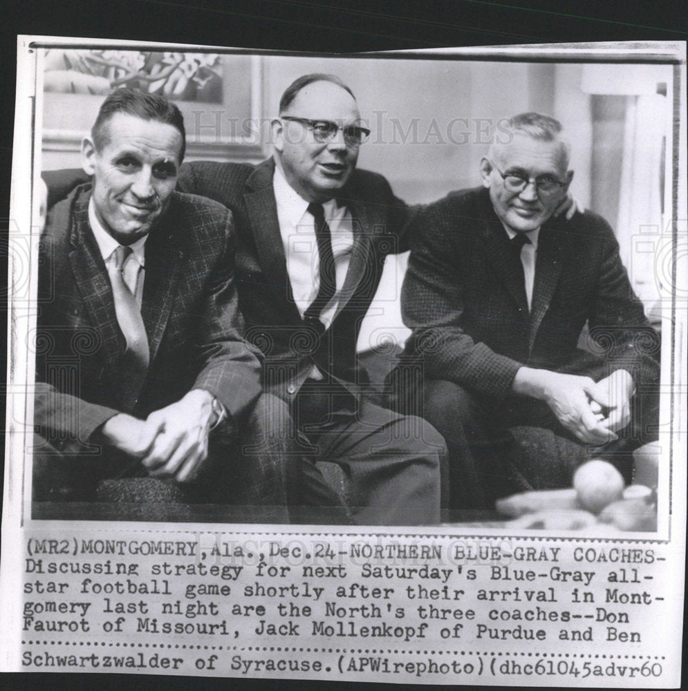 1961 Press Photo Donald Farot Football Basketball Coach - Historic Images