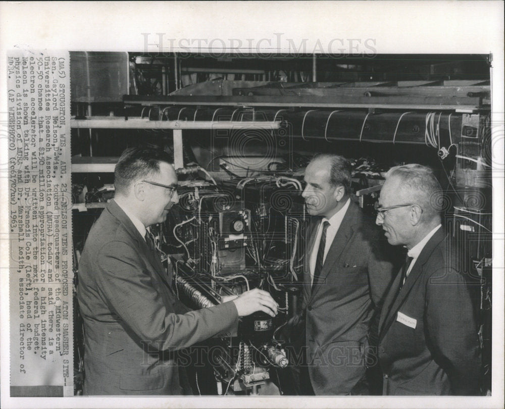 1963 Press Photo Gaylord Nelson Midwestern Universities - Historic Images