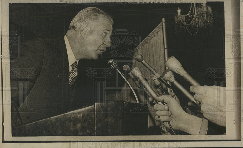 1971 Press Photo Spiro Theodore Agnew Richard Nixon - Historic Images