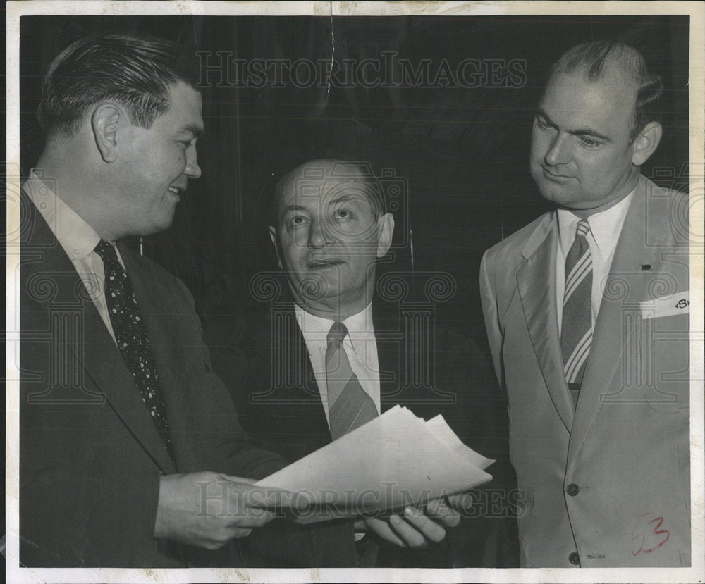 1954 Press Photo President&#39;s Weather Committee - Historic Images