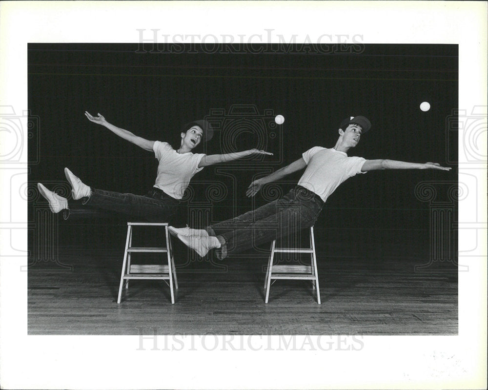 1985 Press Photo Airjazz Dancing - Historic Images