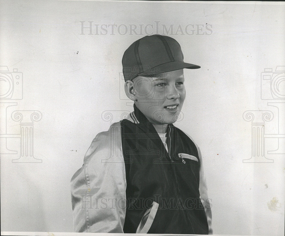 1948 Press Photo Cap Minnesota Minning Company Bike Dar - Historic Images