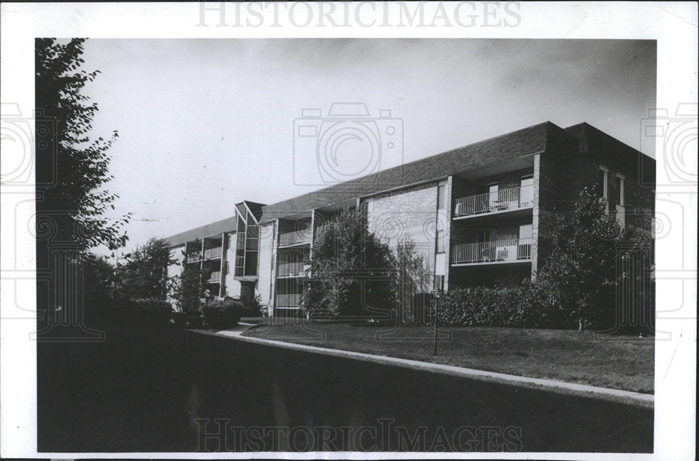 1978 Press Photo Floor plan Model Naperville Suburban - Historic Images