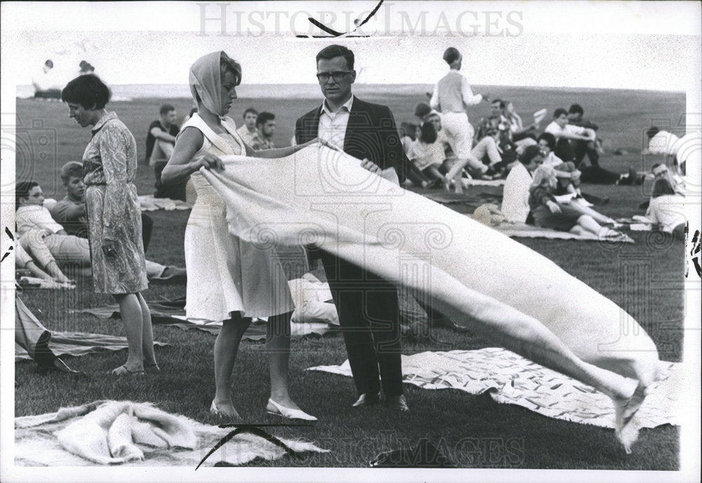 1966 Press Photo Mark Eiler Meadow Brook Music Festival - Historic Images