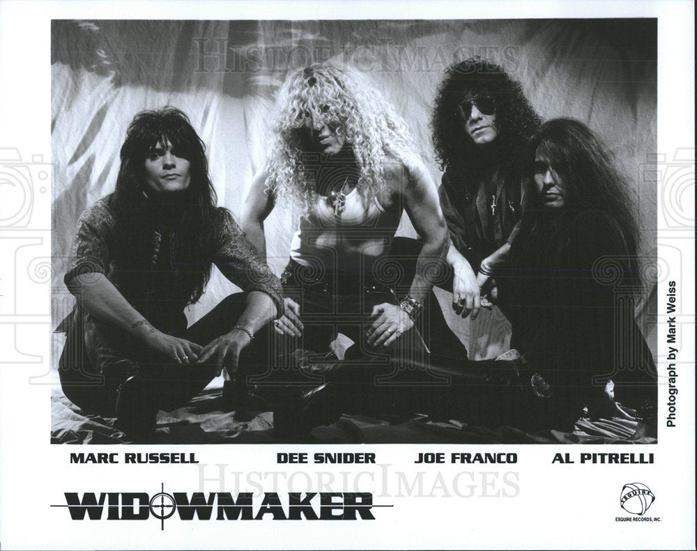 1993 Press Photo Widowmaker Band Marc Snider Franco Al - Historic Images