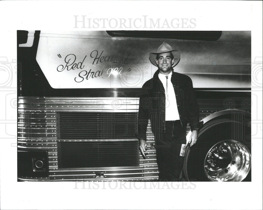 1986 Press Photo Chuck Santoni Dicc Jockey State Fair - Historic Images