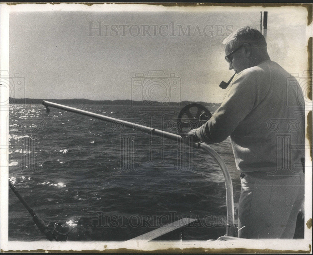 1971 Press Photo Salmon Colo Equipment fishing Boat - Historic Images