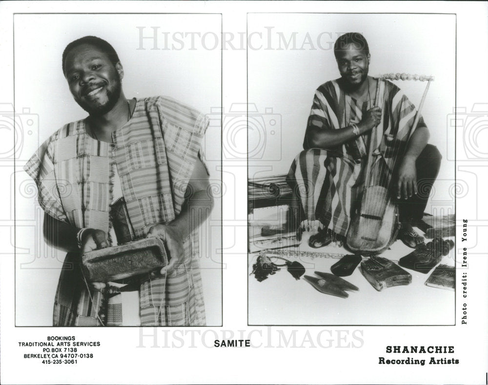 1990 Samite African Musician Singer Uganda - Historic Images