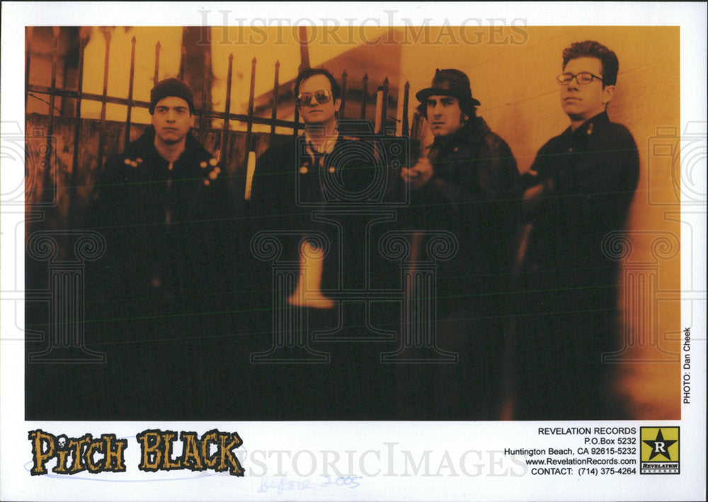 Press Photo Pitch Black New Zealand electronica band - Historic Images