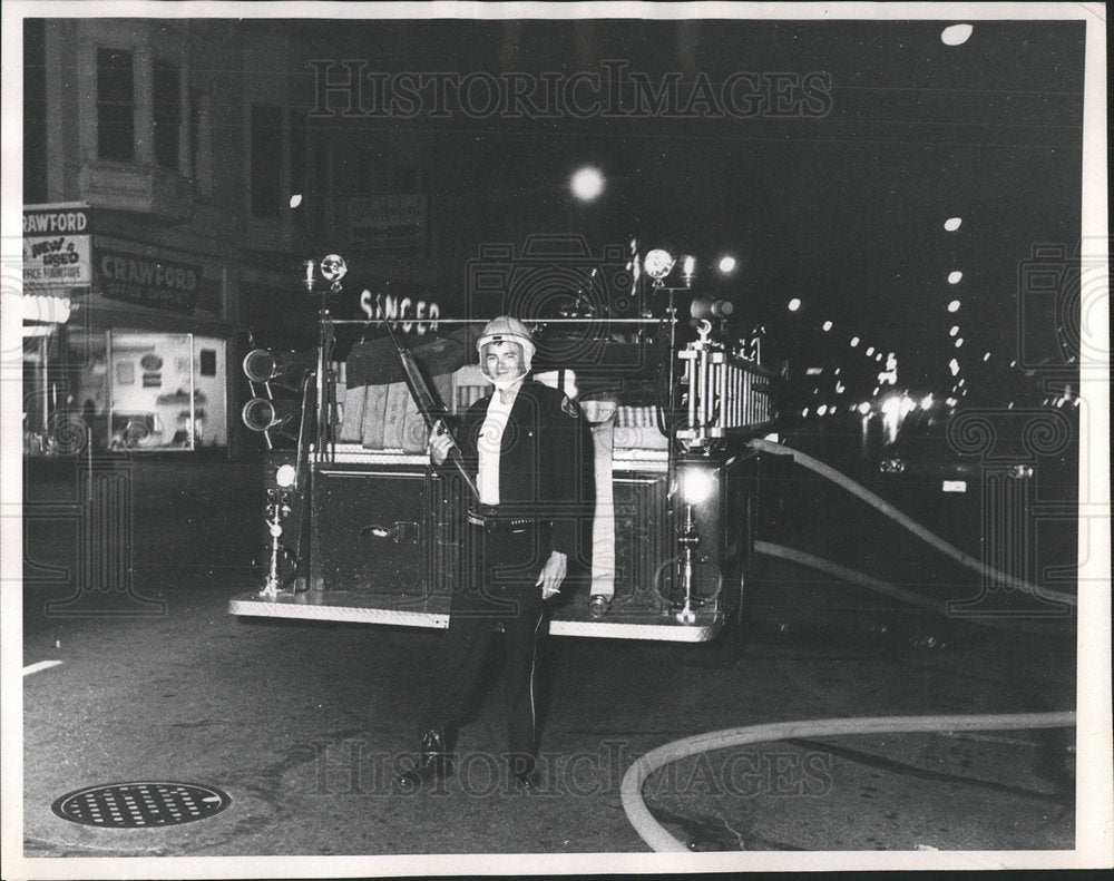 1967 Press Photo Tom Kneebone Elgin Police activity - Historic Images