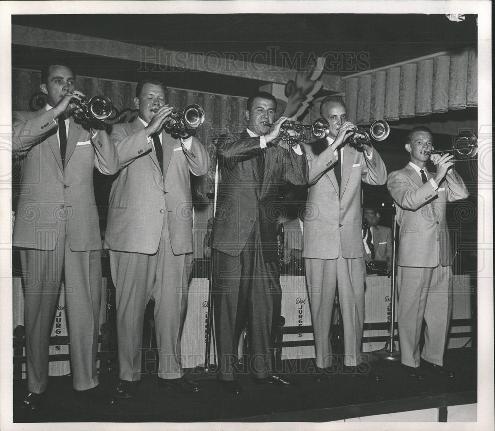 1955 Press Photo Swing Music Bandleader Dick Jurgens - Historic Images