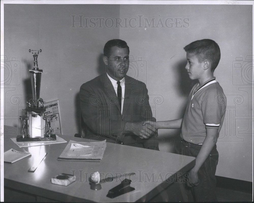 1962 Press Photo J Stan Johnson Educators Chicago - Historic Images