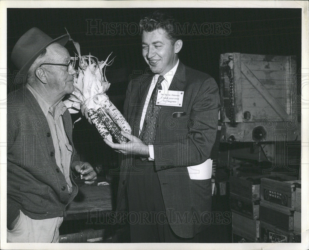 1958 Press Photo Byron L Johnson US Rep Colorado - Historic Images