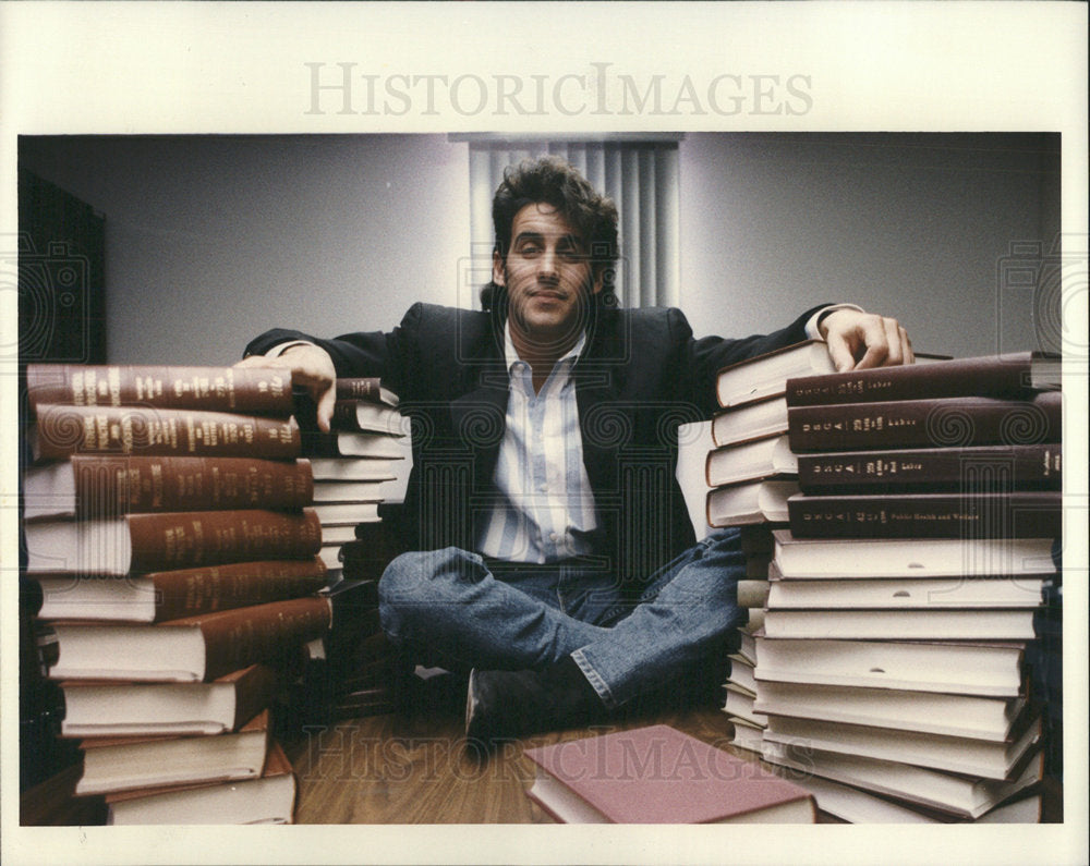 1994 Press Photo Jay Kaplan Attorney Michigan AIDS - Historic Images