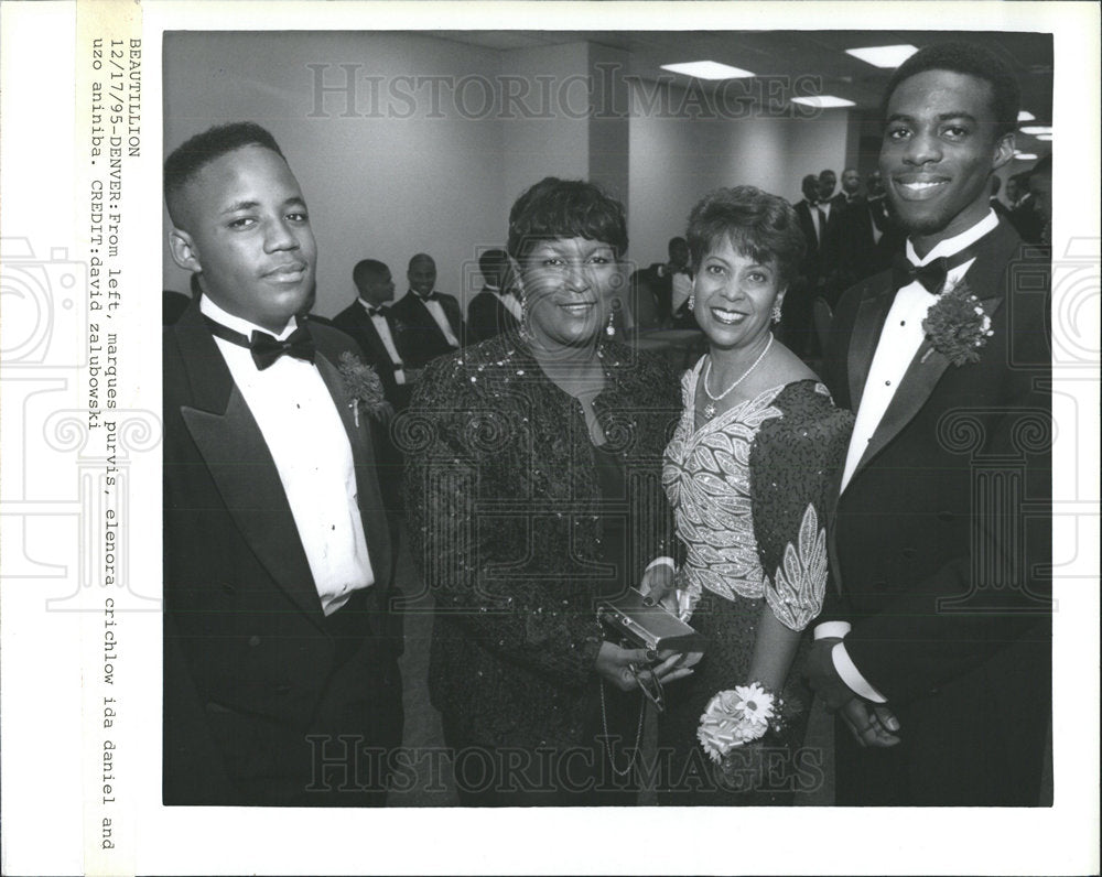 1995 Press Photo Marwue Purvis Elenora crichlow ida Uzo - Historic Images