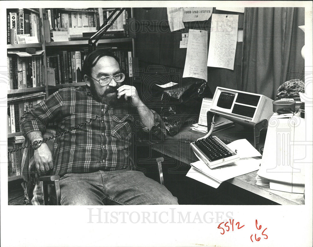 1983 Press Photo Paul Danish Boulder City Council - Historic Images