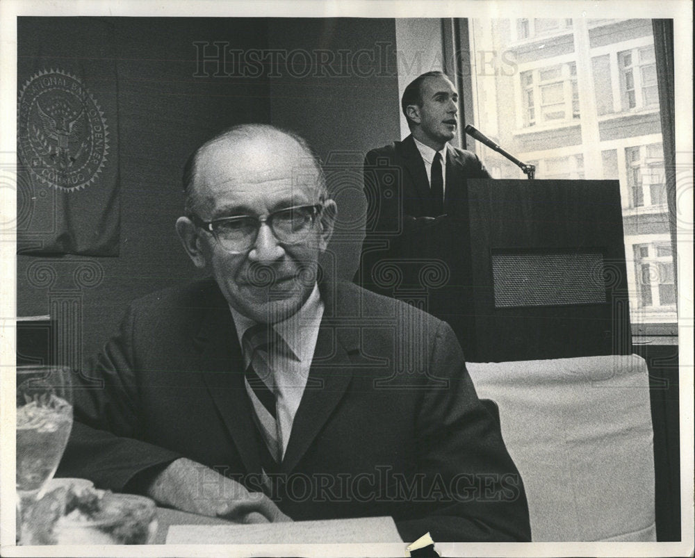 1968 Press Photo Albert Danish President - Historic Images