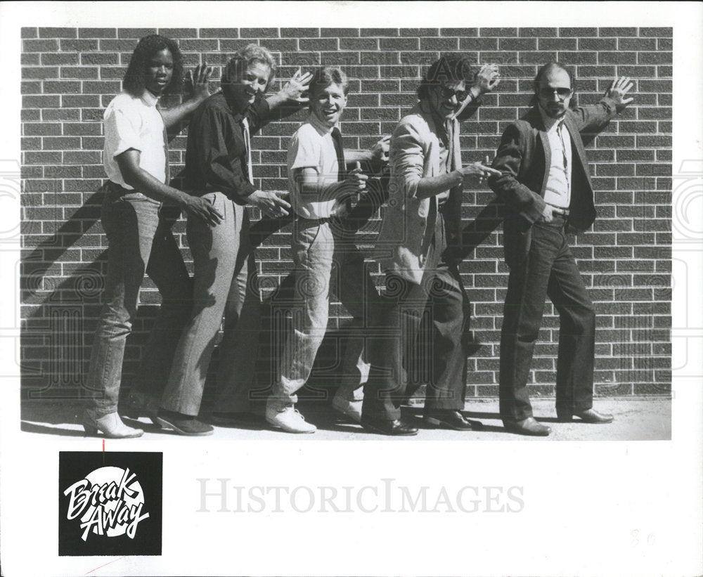 1987 Press Photo Break Away musical group - Historic Images