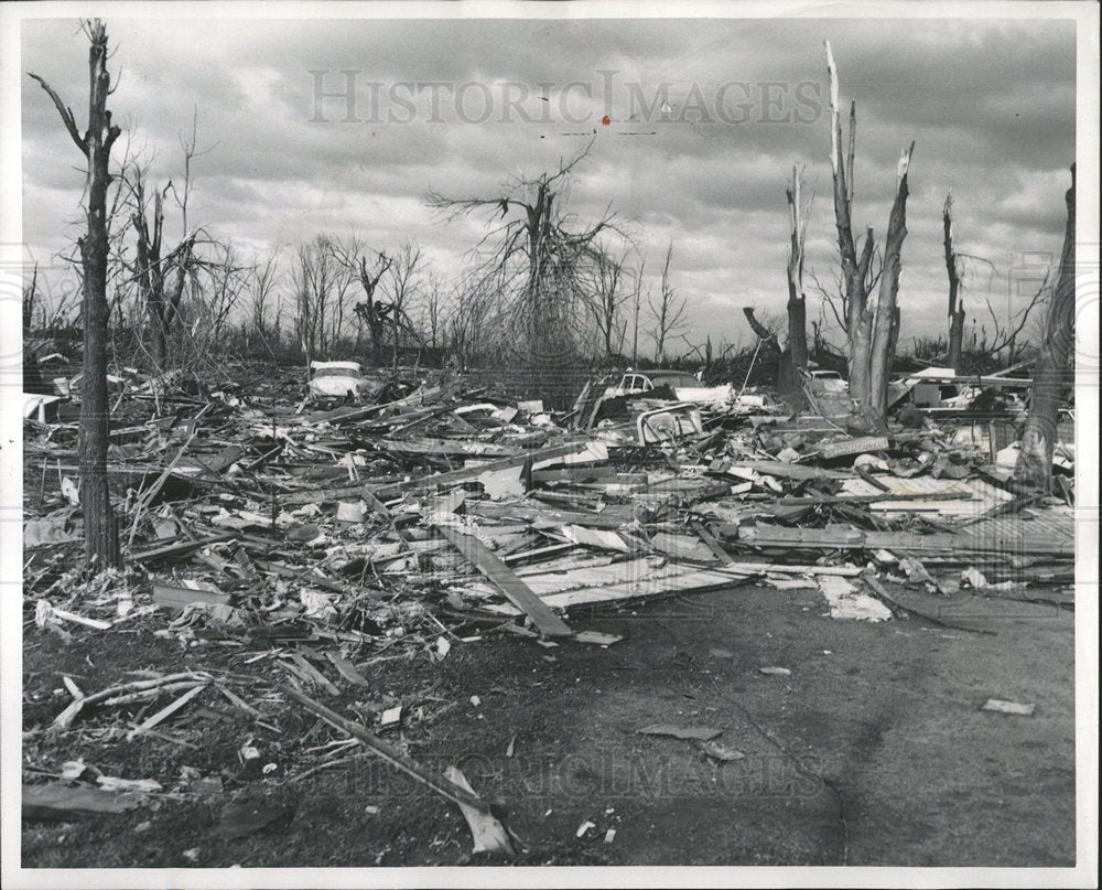 1964 Press Photo home four killed during storm - Historic Images