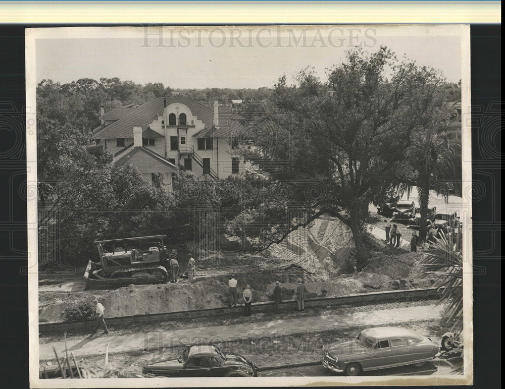 1949 Press Photo HEATHHCOTE LAND PARKING AREA - Historic Images