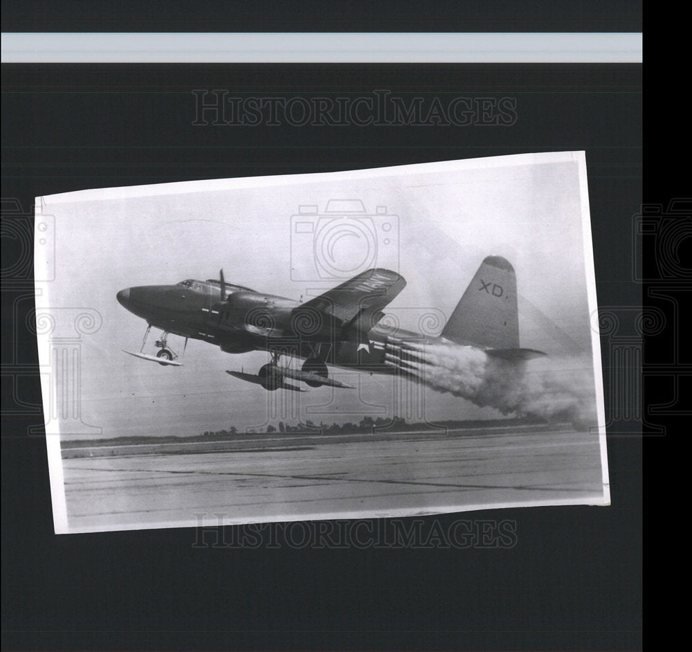 1955 Press Photo BOMBER PLANES NAVY - Historic Images