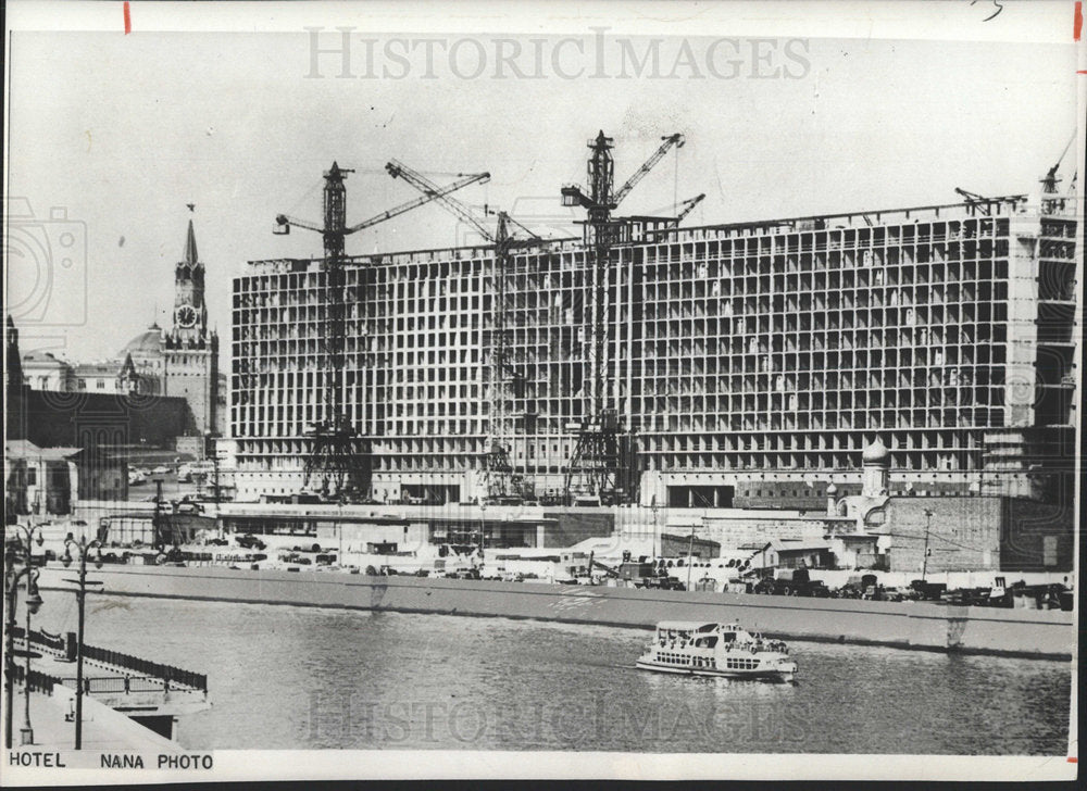 1965 Press Photo Hotel Russia In Moscow - Historic Images