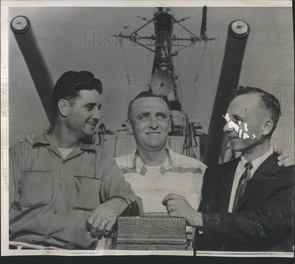 1958 Press Photo A.J. Fazio H.S. Lewis - Historic Images