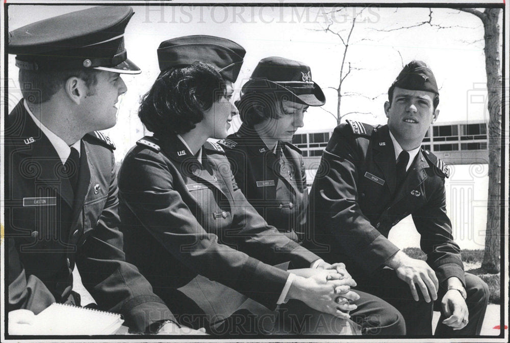 1980 Press Photo U.S. Air Force Academy Cadets - Historic Images