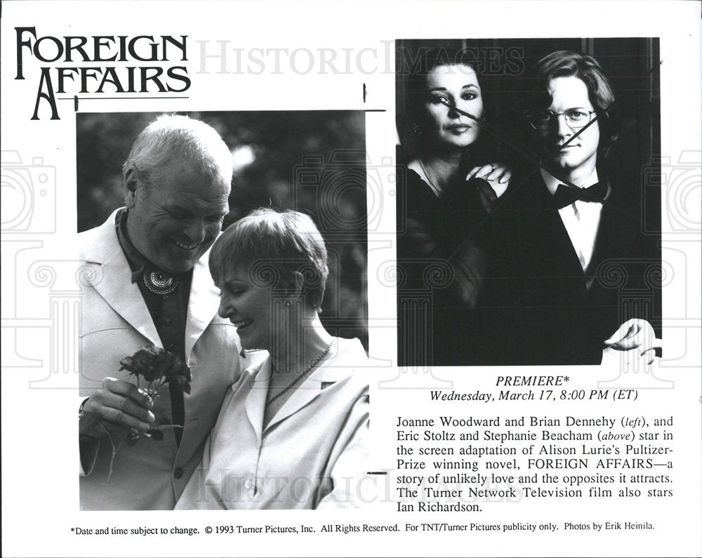 1993 Press Photo MOVIE FOREIGN AFFAIRS - Historic Images