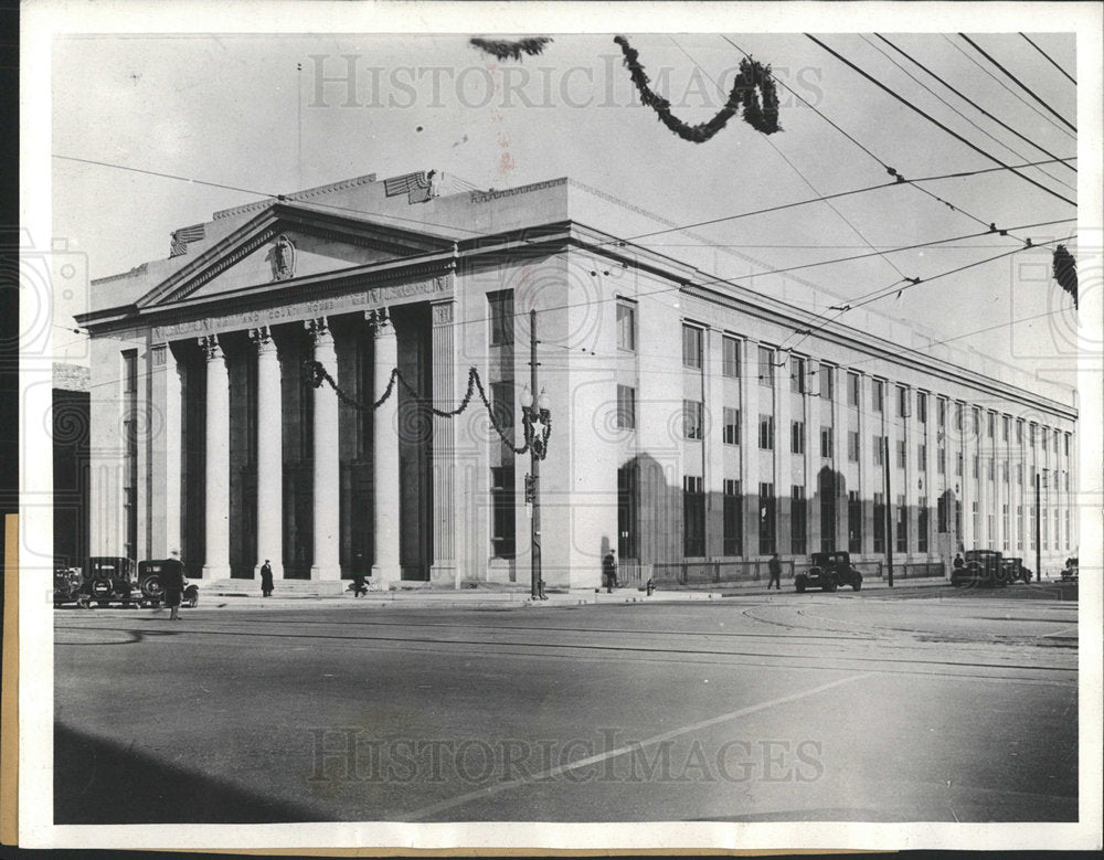 1935 Press Photo trial Federal Building Topeka Kansas - Historic Images