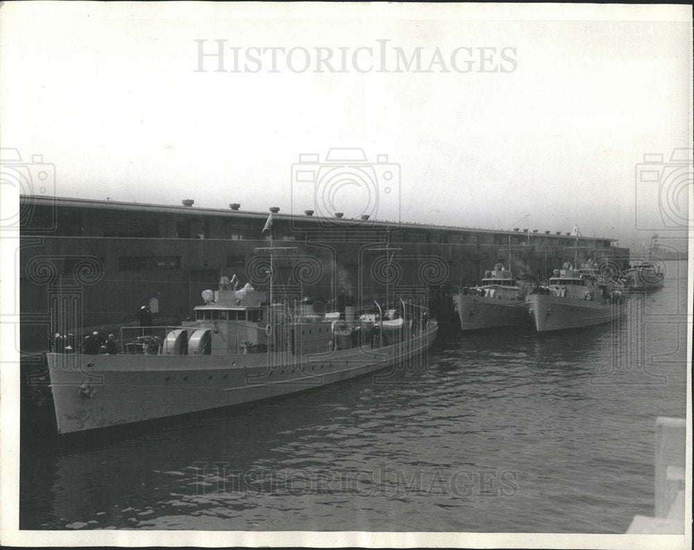 1934 Press Photo Coast Guard Patrol Boats - Historic Images