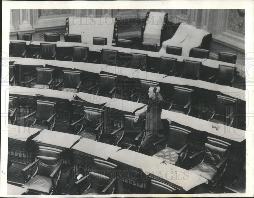 1936 Press Photo Senate Democrats Republicans - Historic Images