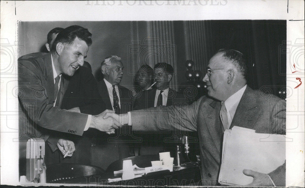 1953 Press Photo Un-American Activities Oxnam Velde - Historic Images