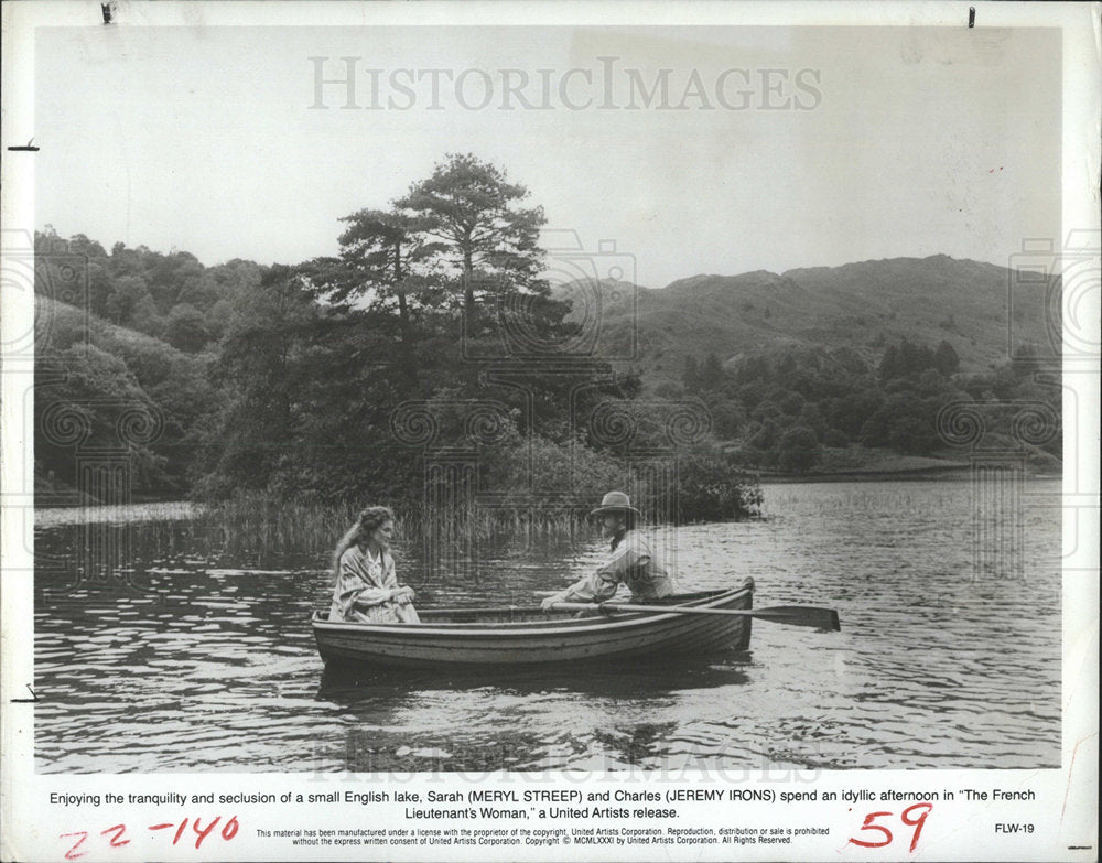 PRESS PHOTO MOVIE THE FRENCH LIEUTENANT&#39;S WOMAN - Historic Images