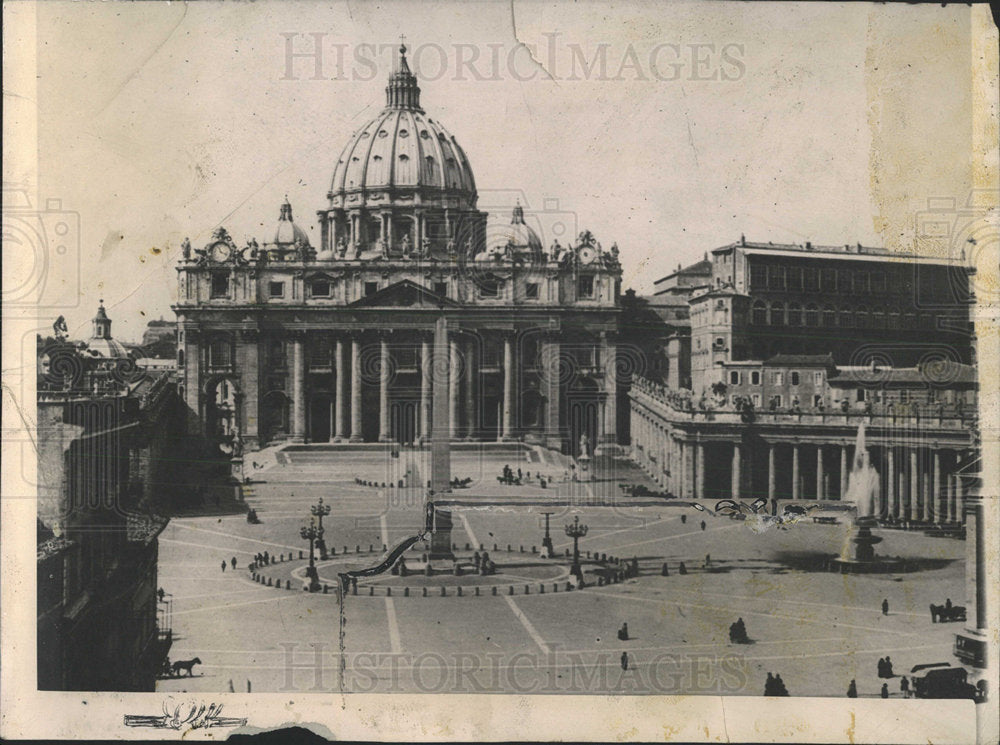PRESS PHOTO VATICAN CITY ST. PETERS ITALY - Historic Images