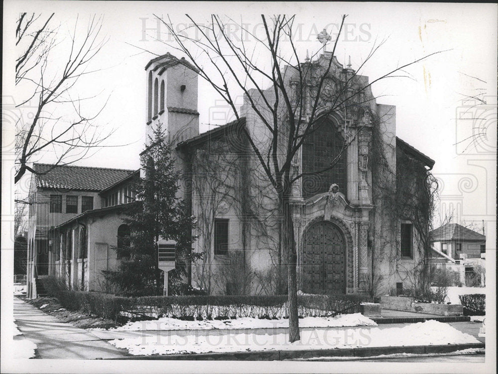 1947 Press Photo St Thomas Episcopal Church Denver - Historic Images