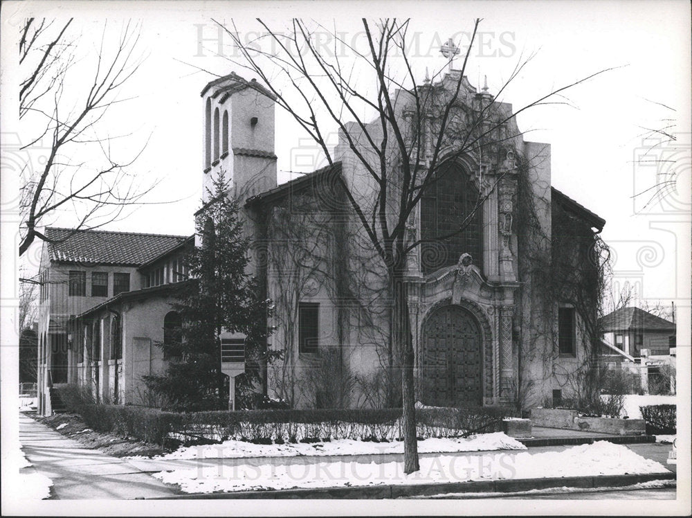 1947 Press Photo St Thomas Episcopal Church - Historic Images