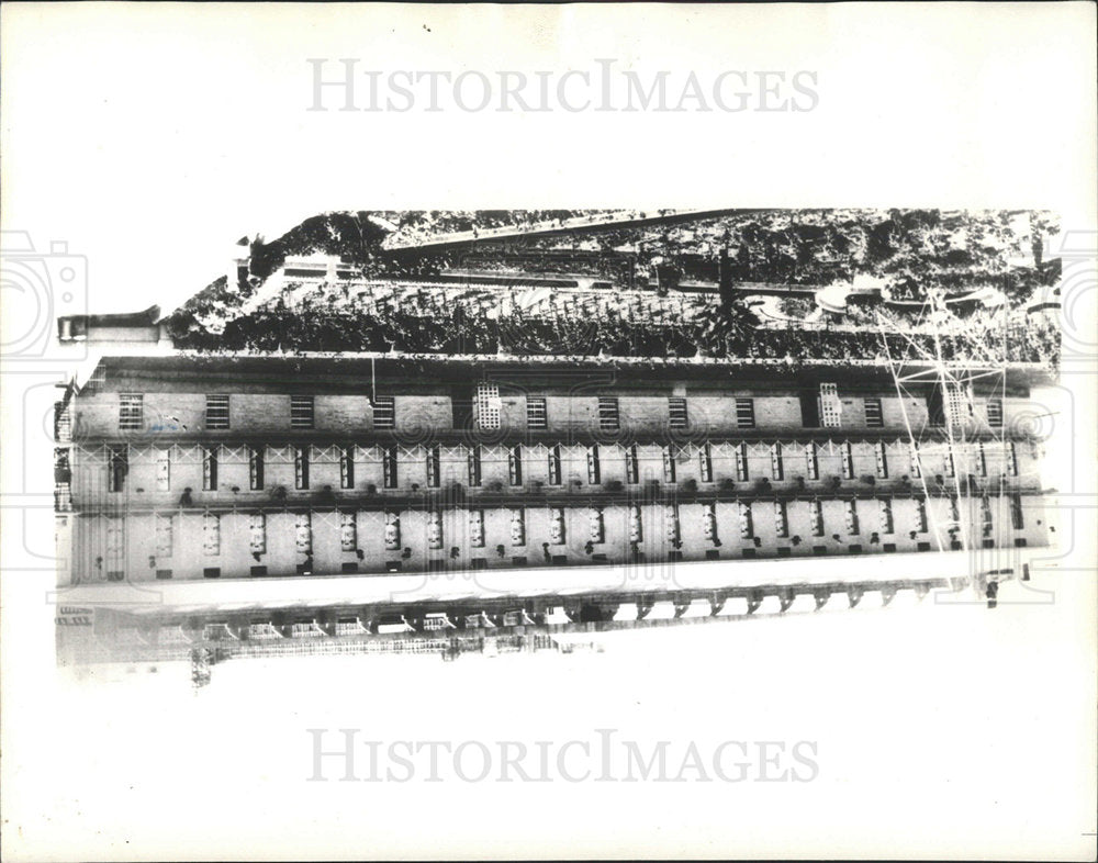 1935 Press Photo San Quentin CA Prison Jail Break - Historic Images