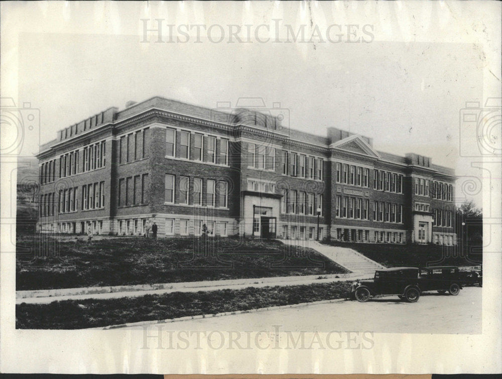 1927 Press Photo High School Rapid City Pres. Coolidge - Historic Images