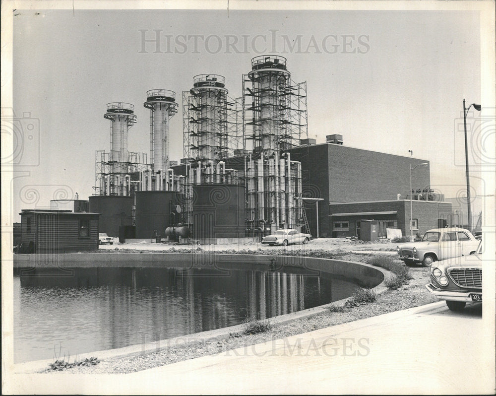 1961 Press Photo new plant stainless steel reactors - Historic Images