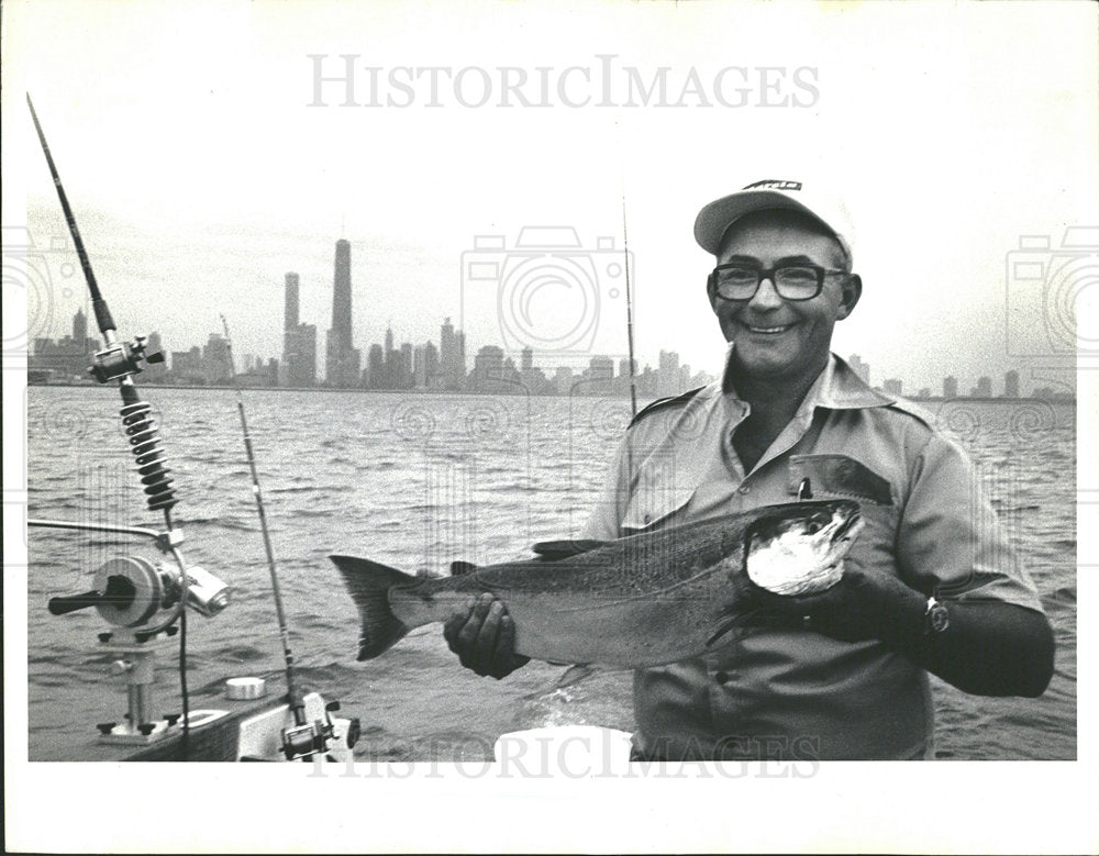 1978 Press Photo Lake Michigan Fishing Special - Historic Images