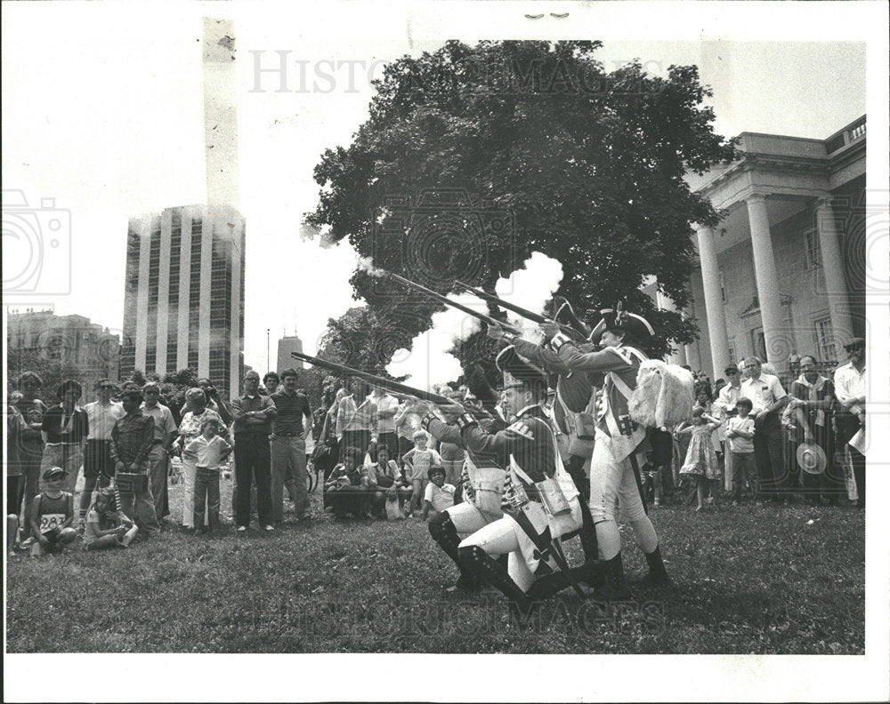 1980 Press Photo Fourth of July Celebrations Chicago  - Historic Images